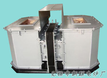 Οριζόντιος πετώντας φούρνος 500KG 120KW, λειώνοντας φούρνος μετάλλων ορείχαλκου