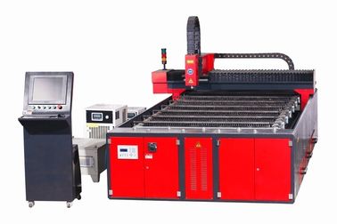 500W τέμνουσα μηχανή λέιζερ ινών 1500 X 3000 CNC για το πιάτο φύλλων
