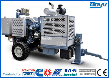 Υδραυλικό Tensioner για τον ηλεκτρικό δένοντας με σπάγγο εξοπλισμό για τη μηχανή OPGW/ADSS & αγωγών 9Ton 2x45kN Cummins